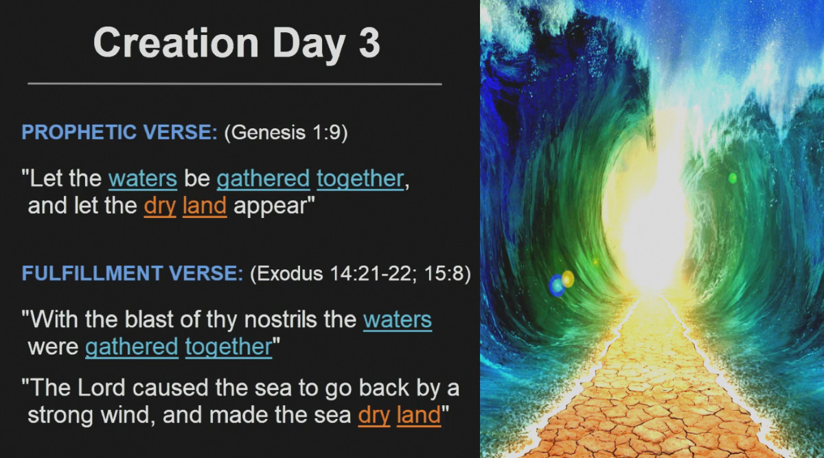 Creation Day 3 - Moses Red Sea Parting